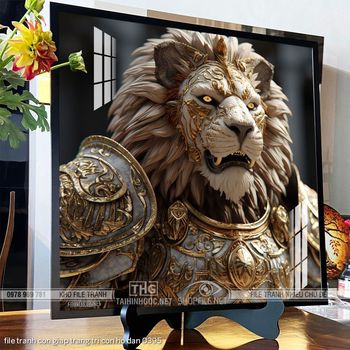 file tranh con giap trang tri con ho dan 0395