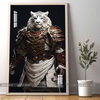 file tranh con giap trang tri con ho dan 0397