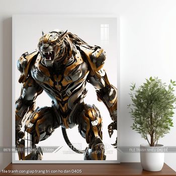 file tranh con giap trang tri con ho dan 0405