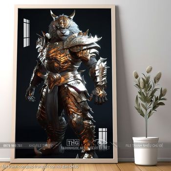 file tranh con giap trang tri con ho dan 0410