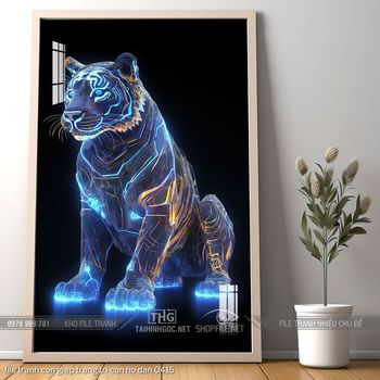 file tranh con giap trang tri con ho dan 0415