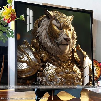 file tranh con giap trang tri con ho dan 0417