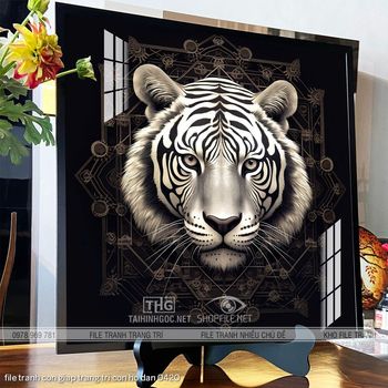 file tranh con giap trang tri con ho dan 0420