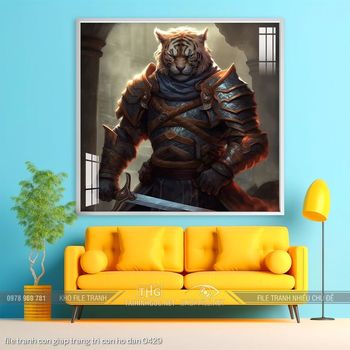 file tranh con giap trang tri con ho dan 0429