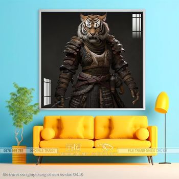 file tranh con giap trang tri con ho dan 0446