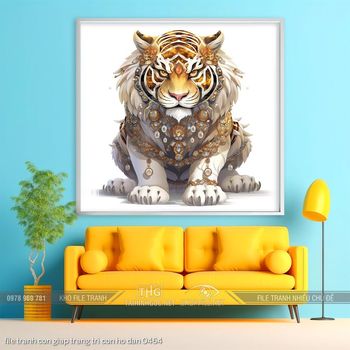 file tranh con giap trang tri con ho dan 0464