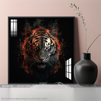 file tranh con giap trang tri con ho dan 0468