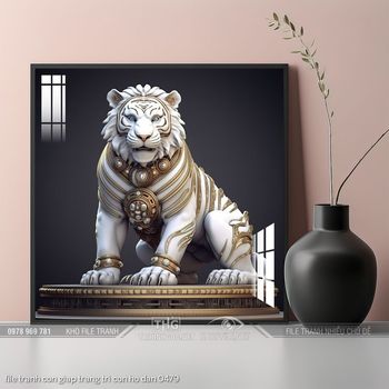 file tranh con giap trang tri con ho dan 0479