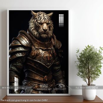 file tranh con giap trang tri con ho dan 0482