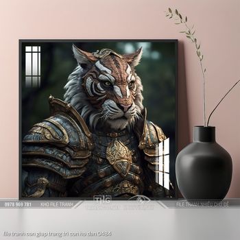 file tranh con giap trang tri con ho dan 0484