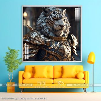 file tranh con giap trang tri con ho dan 0488