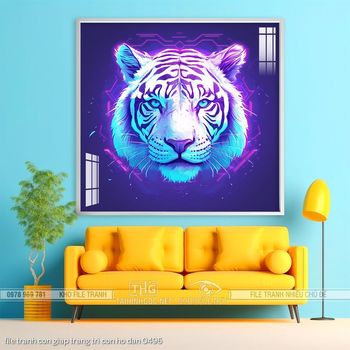 file tranh con giap trang tri con ho dan 0496