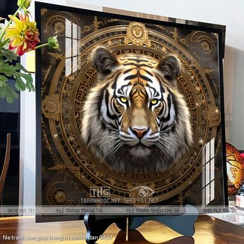 file tranh con giap trang tri con ho dan 0497