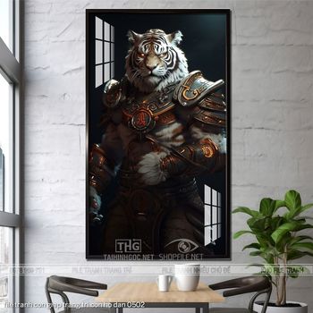 file tranh con giap trang tri con ho dan 0502