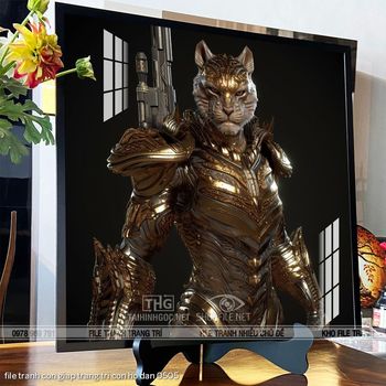 file tranh con giap trang tri con ho dan 0505