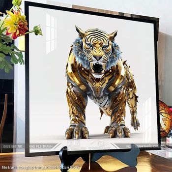 file tranh con giap trang tri con ho dan 0508