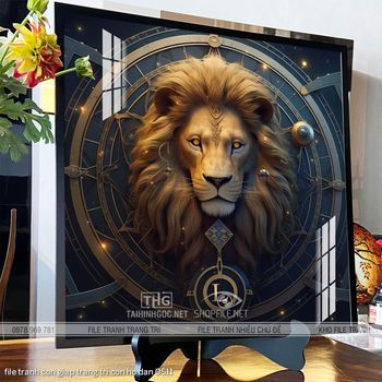 file tranh con giap trang tri con ho dan 0511