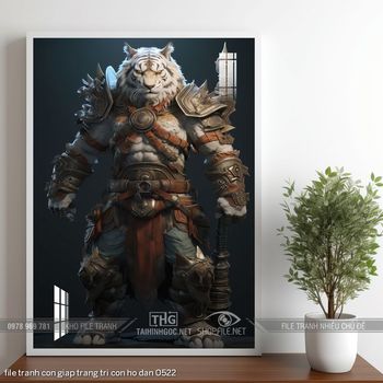 file tranh con giap trang tri con ho dan 0522