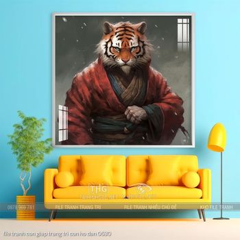 file tranh con giap trang tri con ho dan 0530