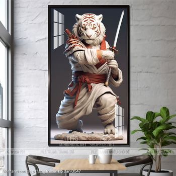 file tranh con giap trang tri con ho dan 0547