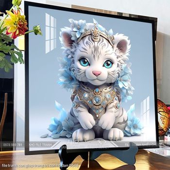 file tranh con giap trang tri con ho dan 0548