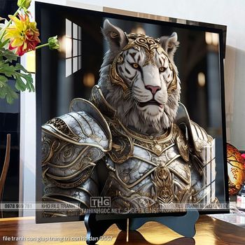 file tranh con giap trang tri con ho dan 0557