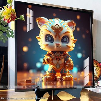 file tranh con giap trang tri con ho dan 0561