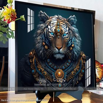 file tranh con giap trang tri con ho dan 0564