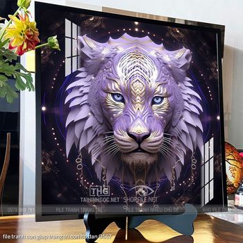 file tranh con giap trang tri con ho dan 0567