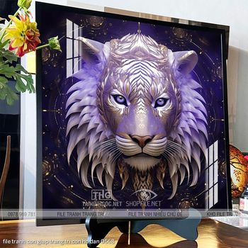 file tranh con giap trang tri con ho dan 0568