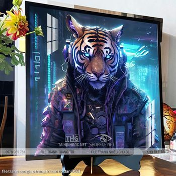 file tranh con giap trang tri con ho dan 0581