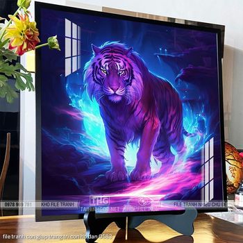 file tranh con giap trang tri con ho dan 0583