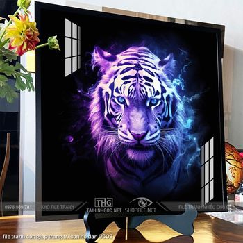 file tranh con giap trang tri con ho dan 0603