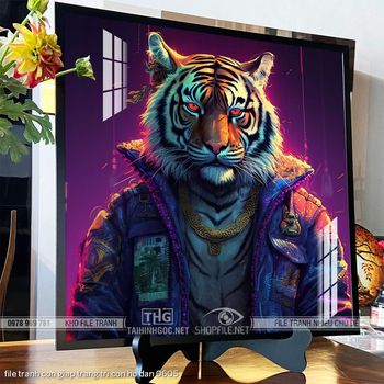 file tranh con giap trang tri con ho dan 0605