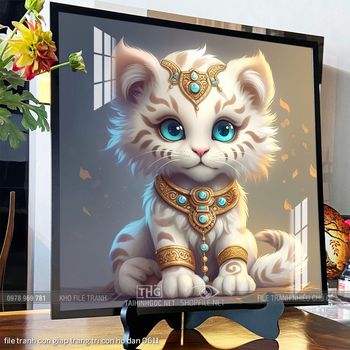 file tranh con giap trang tri con ho dan 0611