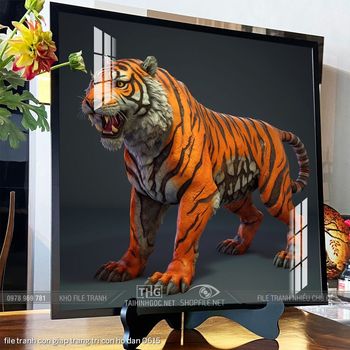 file tranh con giap trang tri con ho dan 0615