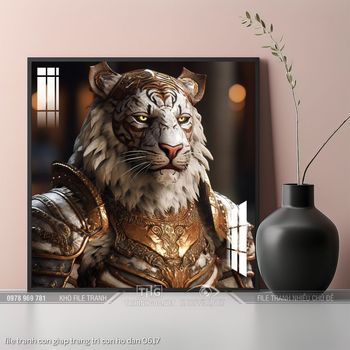 file tranh con giap trang tri con ho dan 0617