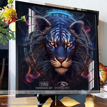 file tranh con giap trang tri con ho dan 0620