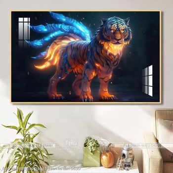 file tranh con giap trang tri con ho dan 0630