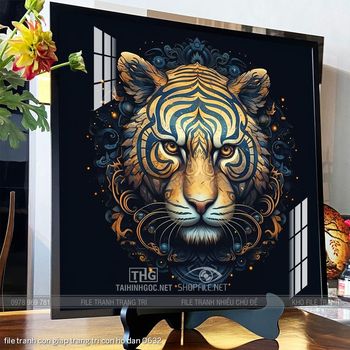 file tranh con giap trang tri con ho dan 0632