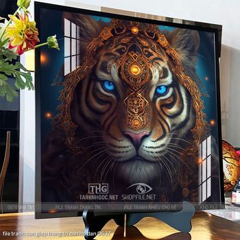 file tranh con giap trang tri con ho dan 0637