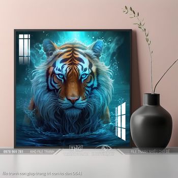 file tranh con giap trang tri con ho dan 0641