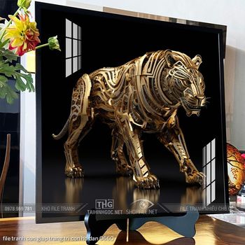 file tranh con giap trang tri con ho dan 0660