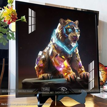 file tranh con giap trang tri con ho dan 0662