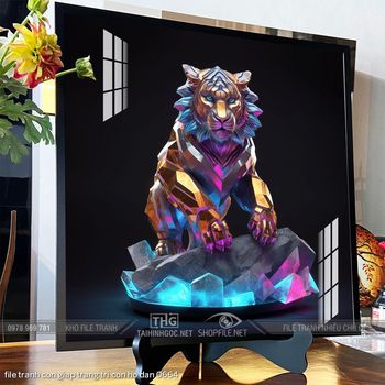 file tranh con giap trang tri con ho dan 0664