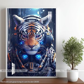 file tranh con giap trang tri con ho dan 0699