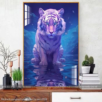 file tranh con giap trang tri con ho dan 0709