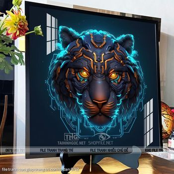 file tranh con giap trang tri con ho dan 0712