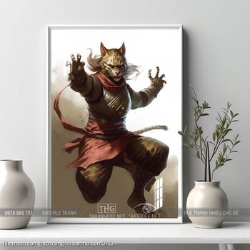 file tranh con giap trang tri con ho dan 0713