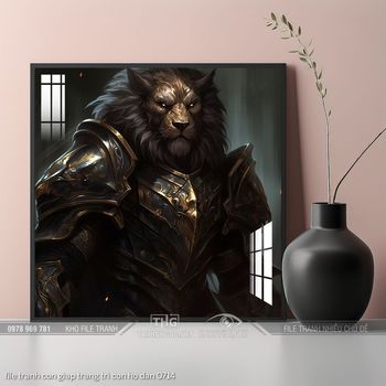 file tranh con giap trang tri con ho dan 0714